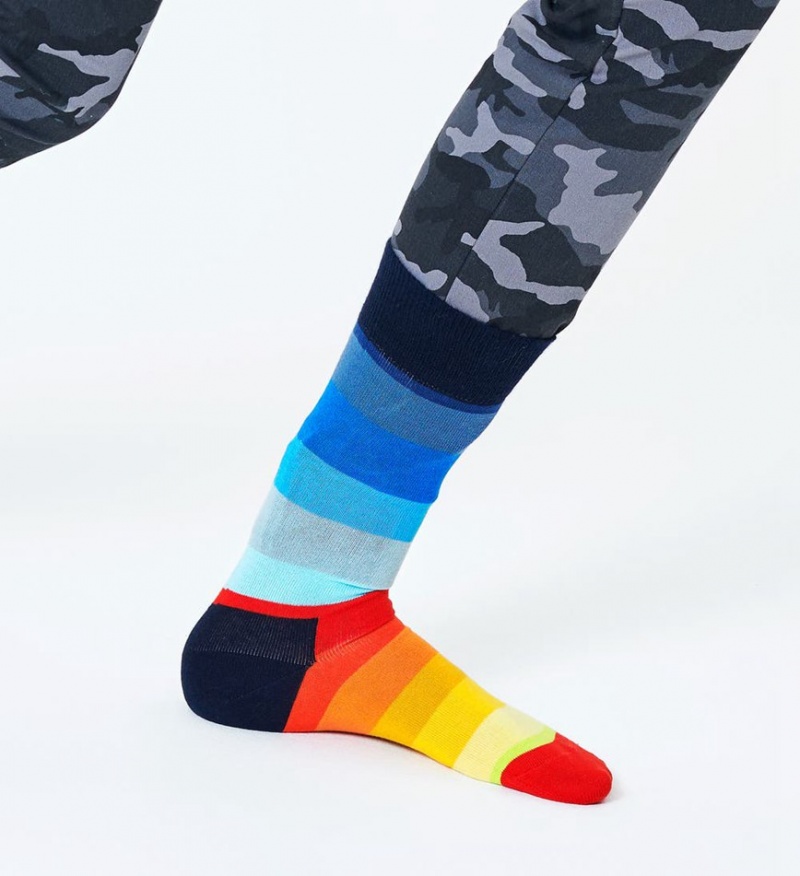 Happy Socks Stripe Socken Unisex Gelb | Schweiz 32654IHTC