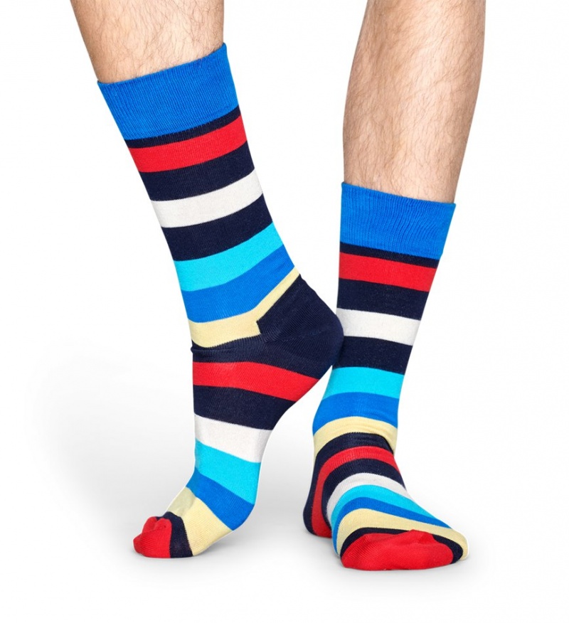 Happy Socks Stripe Socken Unisex Hellblau | Schweiz 06714VUHW