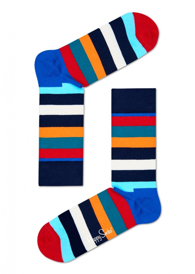 Happy Socks Stripe Socken Unisex Schwarz | Schweiz 48965RLVA