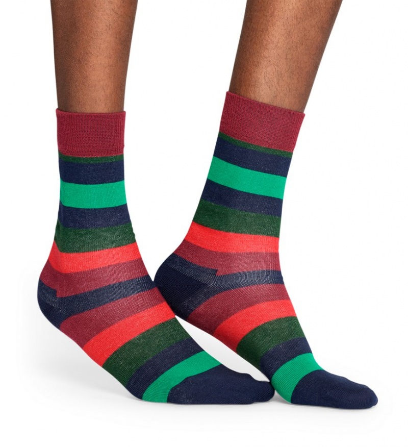 Happy Socks Stripe Socken Unisex Schwarz | Schweiz 60874IPOB