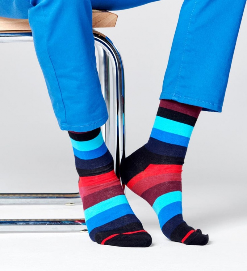 Happy Socks Stripe Socken Unisex Schwarz | Schweiz 28954YUOC