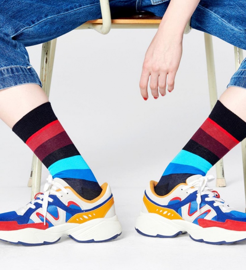 Happy Socks Stripe Socken Unisex Schwarz | Schweiz 28954YUOC