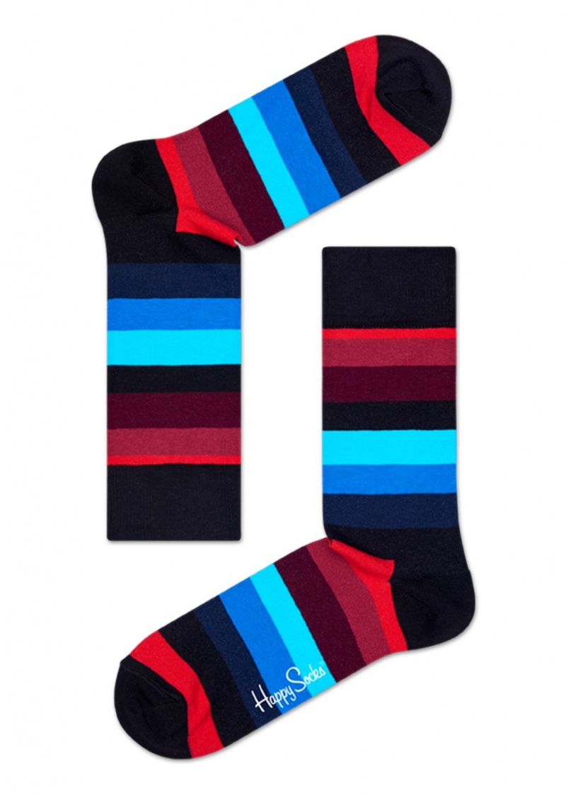 Happy Socks Stripe Socken Unisex Schwarz | Schweiz 28954YUOC