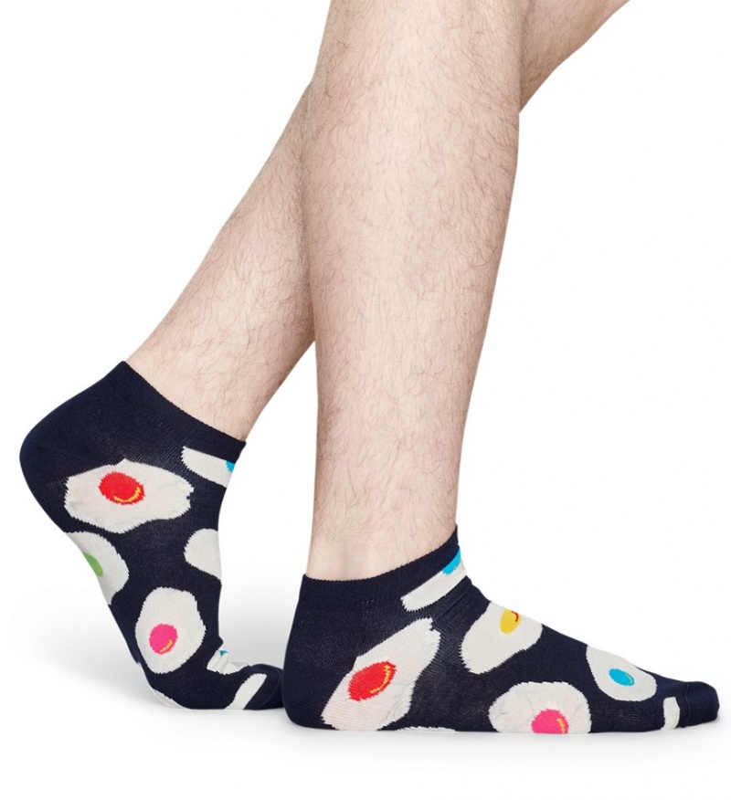 Happy Socks Sunny Side Up Low Socken Unisex Navy | Schweiz 20346FUPT