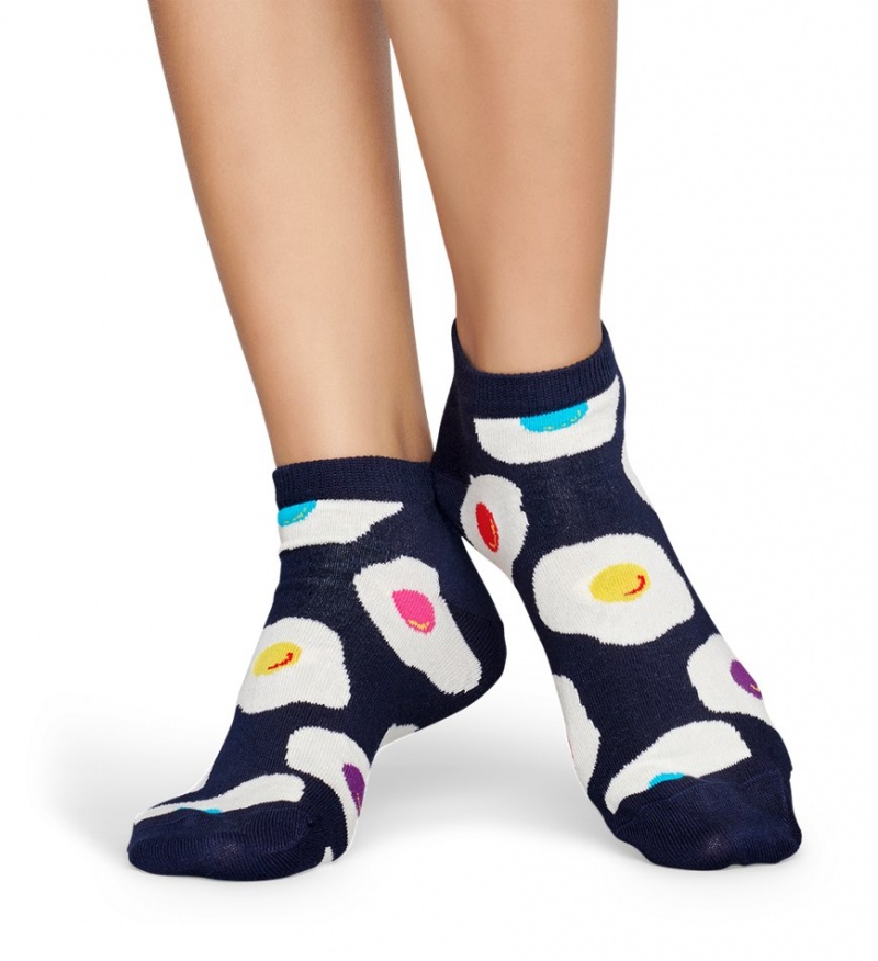 Happy Socks Sunny Side Up Low Socken Unisex Navy | Schweiz 20346FUPT