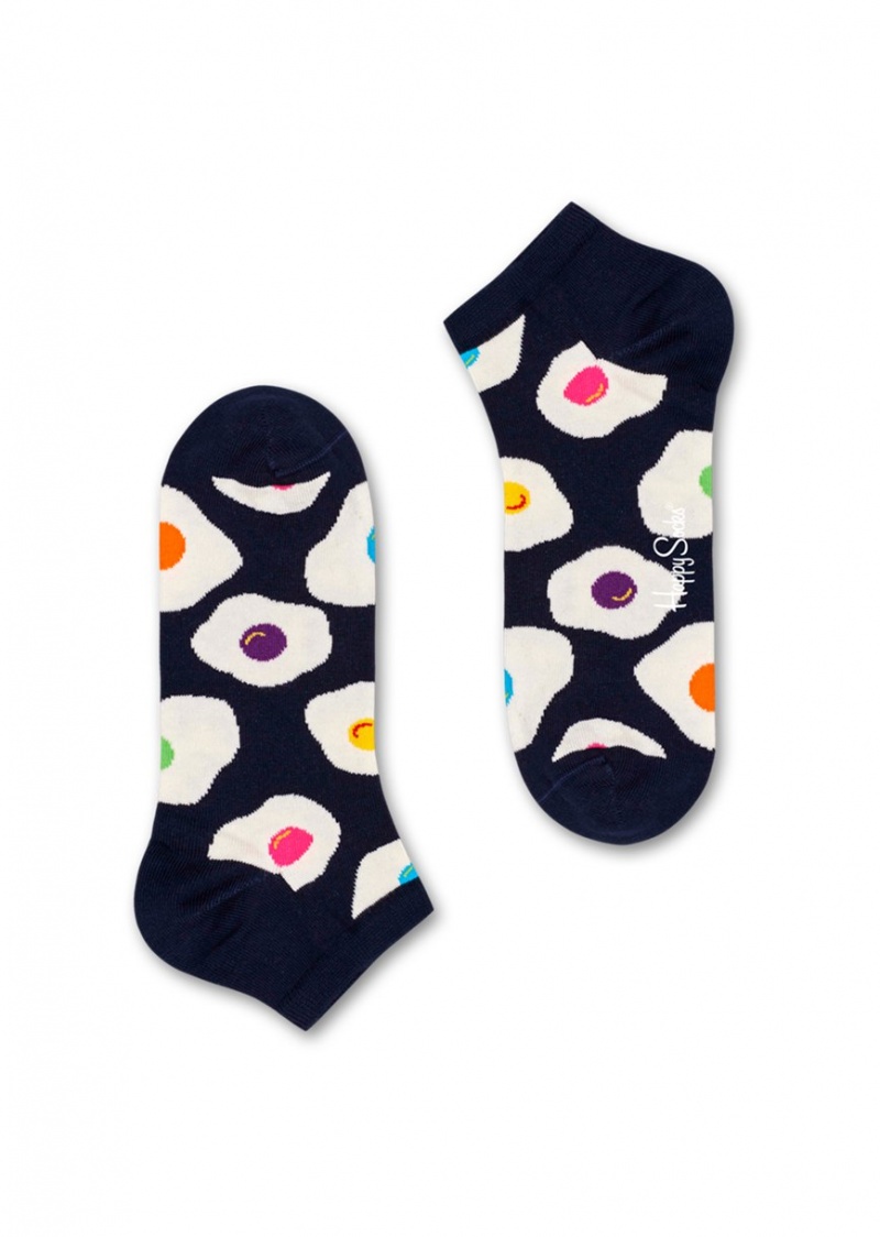 Happy Socks Sunny Side Up Low Socken Unisex Navy | Schweiz 20346FUPT