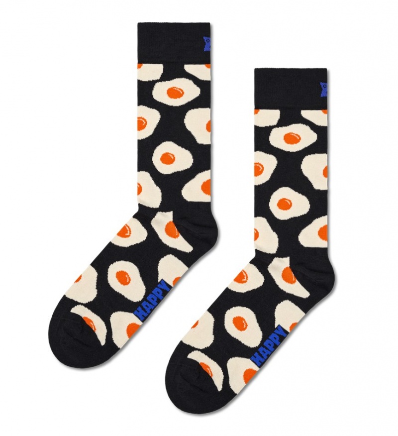 Happy Socks Sunny Side Up Socken Unisex Schwarz | Schweiz 49163HBVJ