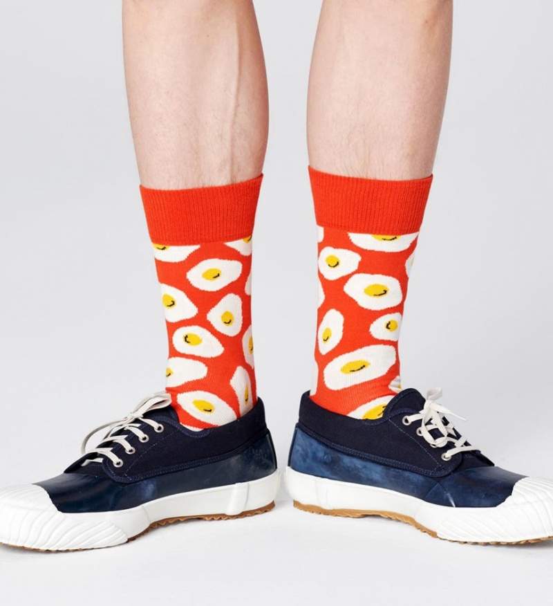 Happy Socks Sunny Side Up Socken Unisex Orange | Schweiz 26134HWFN