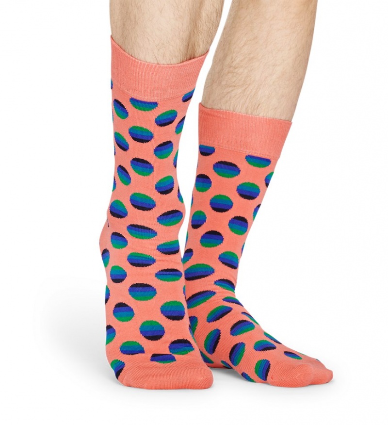 Happy Socks Sunrise Dot Socken Unisex Hellorange | Schweiz 56189OAUT