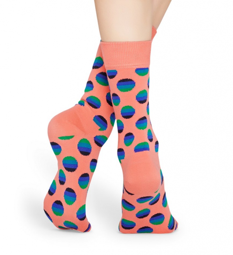 Happy Socks Sunrise Dot Socken Unisex Hellorange | Schweiz 56189OAUT