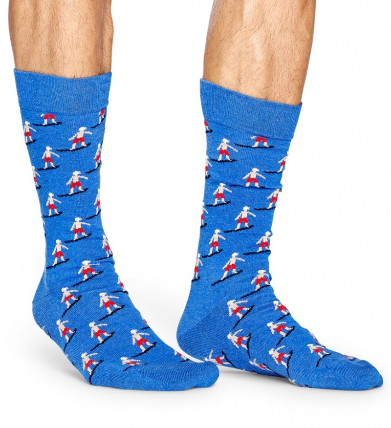 Happy Socks Surfer Socken Unisex Hellblau | Schweiz 09635MKCS