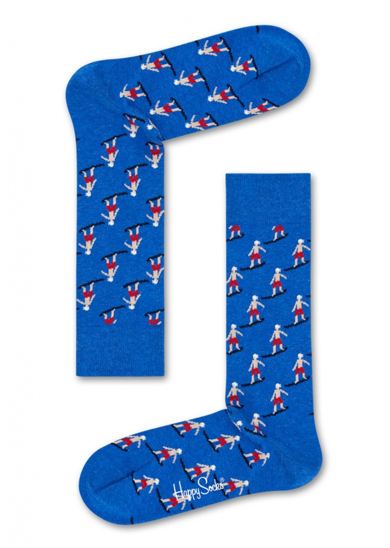 Happy Socks Surfer Socken Unisex Hellblau | Schweiz 09635MKCS