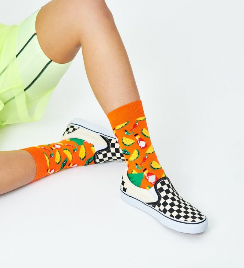 Happy Socks Taco Socken Unisex Orange | Schweiz 72153JNLE