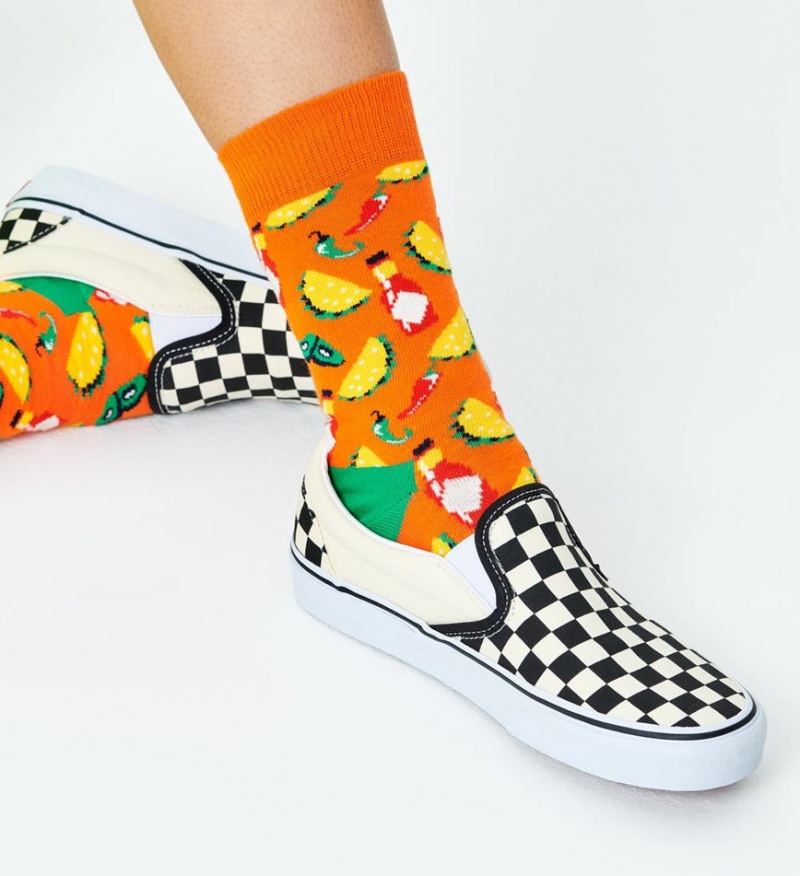 Happy Socks Taco Socken Unisex Orange | Schweiz 72153JNLE