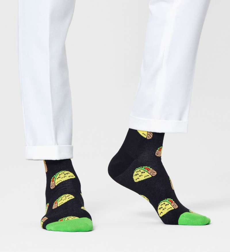 Happy Socks Taco To Go Socken Unisex Schwarz | Schweiz 19607KASV