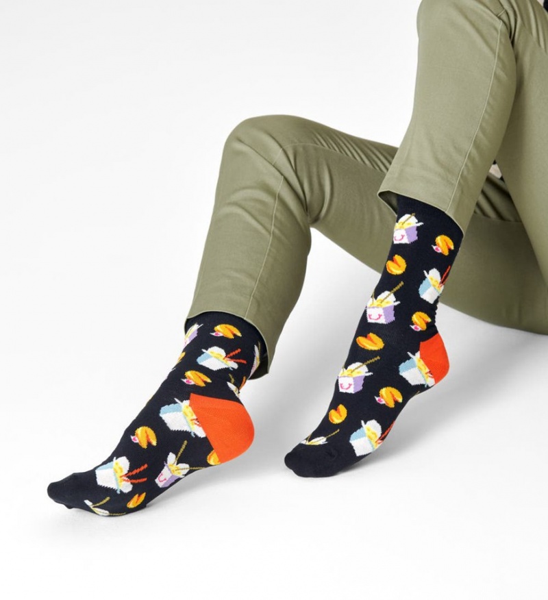 Happy Socks Take Out Socken Unisex Schwarz | Schweiz 03748SFRN