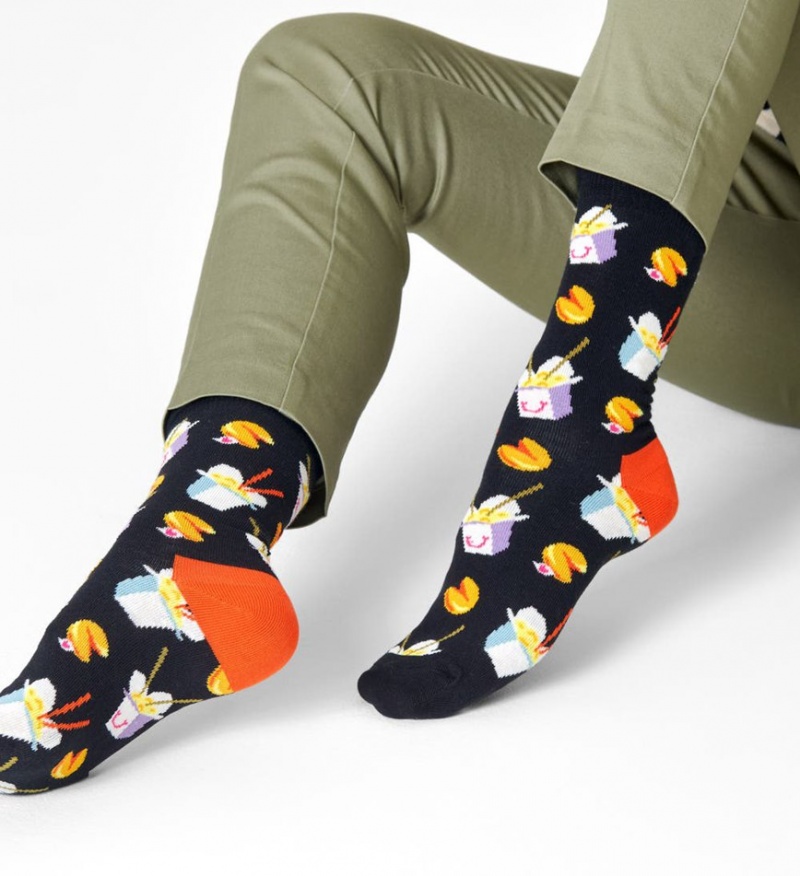 Happy Socks Take Out Socken Unisex Schwarz | Schweiz 03748SFRN