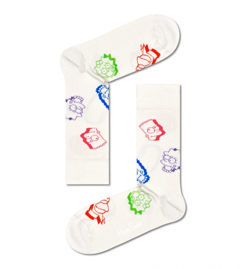 Happy Socks The Simpsons 4-Pack Gift Set Unisex Hellblau | Schweiz 52340IJGW