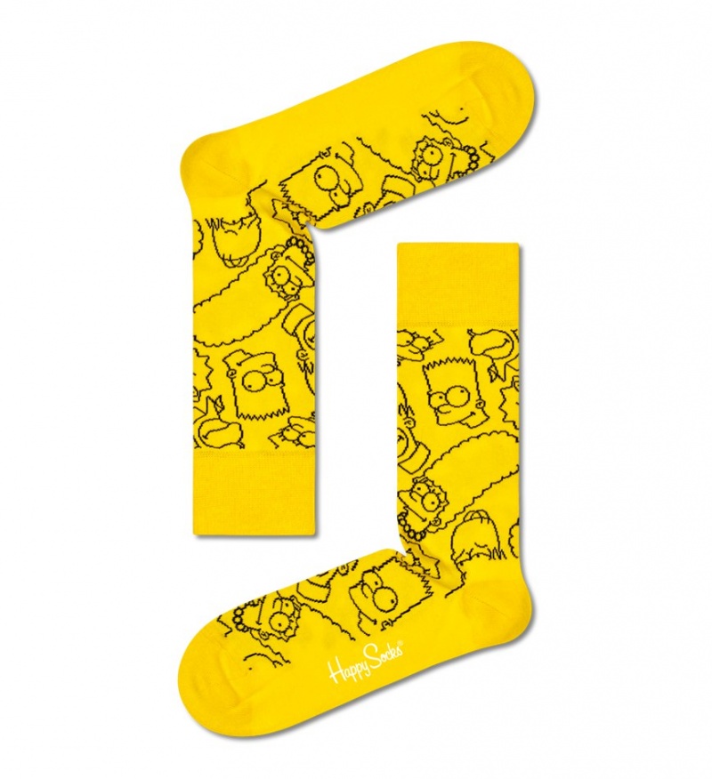 Happy Socks The Simpsons 4-Pack Gift Set Unisex Hellblau | Schweiz 52340IJGW