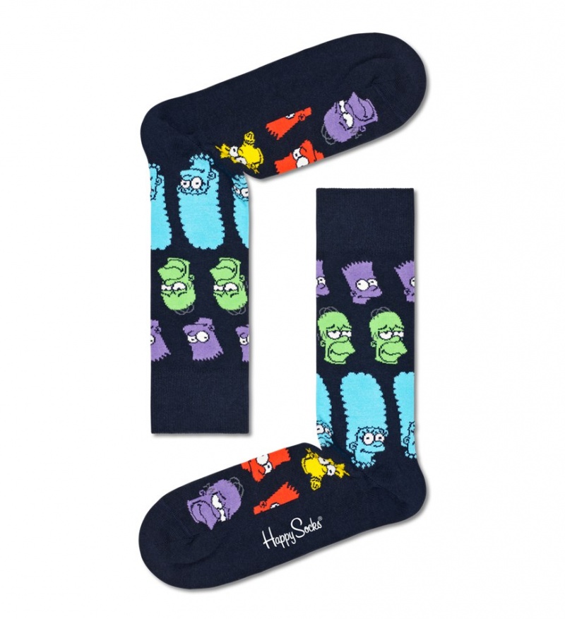 Happy Socks The Simpsons 4-Pack Gift Set Unisex Hellblau | Schweiz 52340IJGW