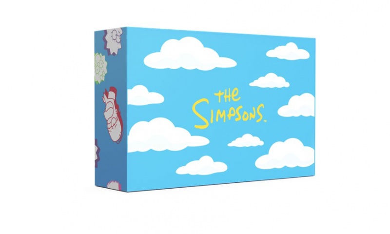 Happy Socks The Simpsons 4-Pack Gift Set Unisex Hellblau | Schweiz 52340IJGW