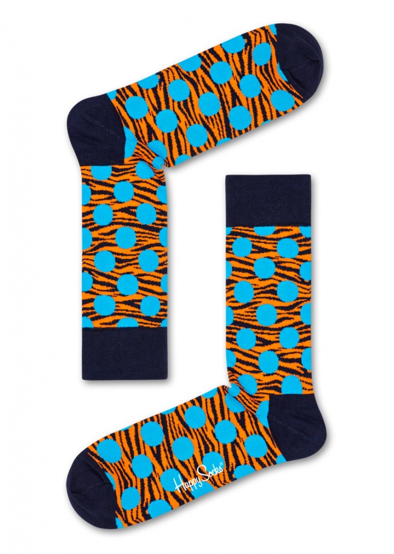 Happy Socks Tiger Dot Socken Unisex Schwarz | Schweiz 76831UPKD