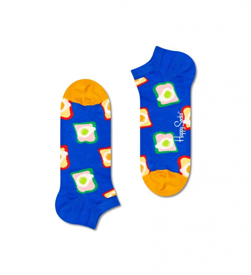 Happy Socks Toast Low Socken Unisex Blau | Schweiz 73648AJMB