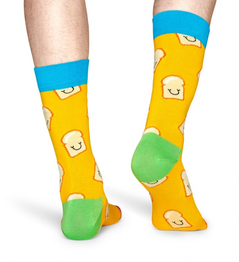 Happy Socks Toast Socken Unisex Gelb | Schweiz 21695NGQL