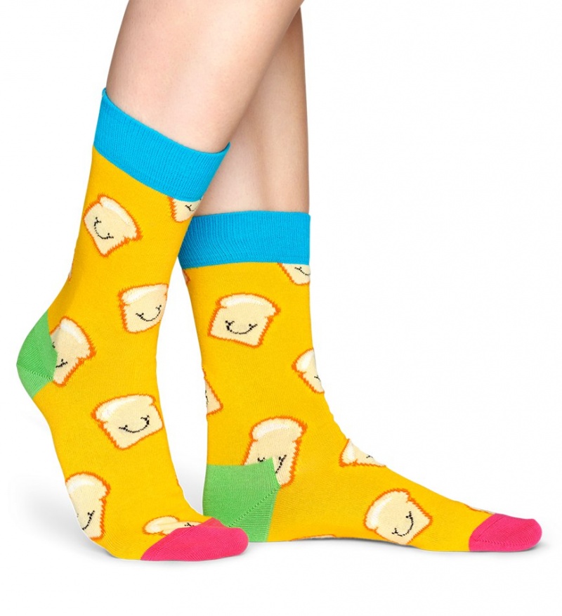 Happy Socks Toast Socken Unisex Gelb | Schweiz 21695NGQL