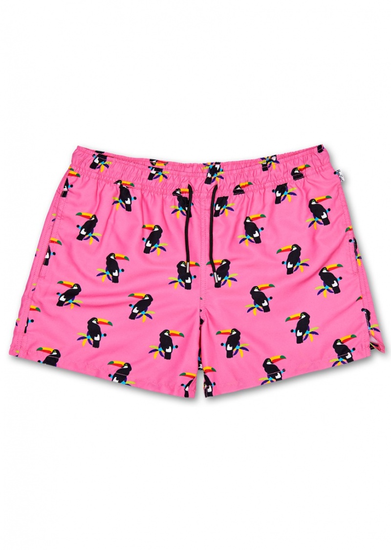 Happy Socks Toucan Badehose Herren Rosa | Schweiz 91378GOIU