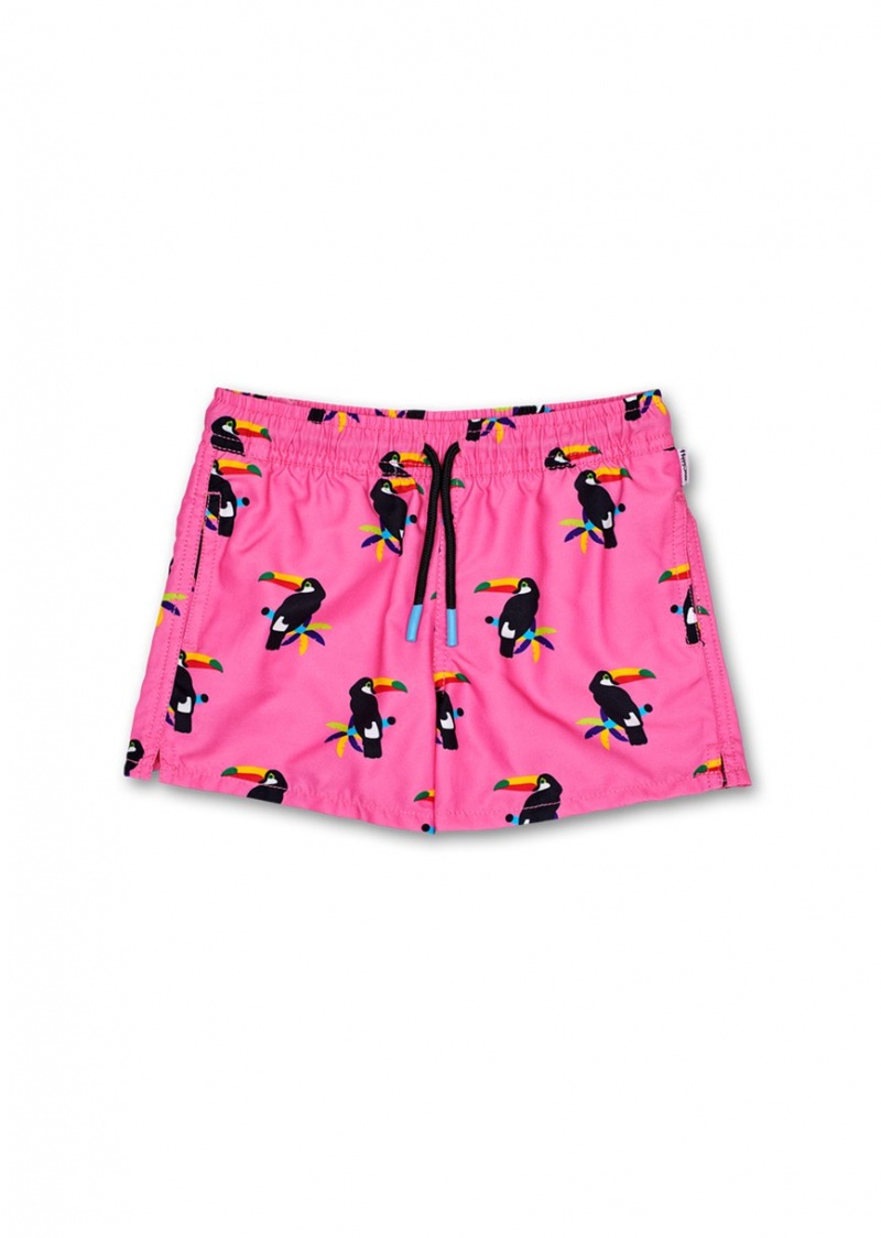 Happy Socks Toucan Badehose Kinder Rosa | Schweiz 25409ILFU