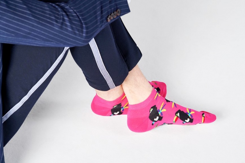 Happy Socks Toucan Low Socken Unisex Rosa | Schweiz 67581YLRS