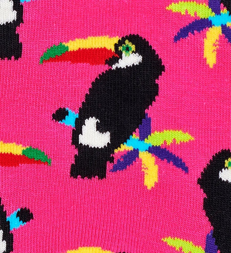 Happy Socks Toucan Low Socken Unisex Rosa | Schweiz 67581YLRS