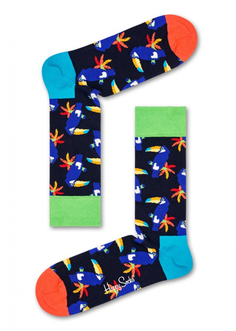 Happy Socks Toucan Socken Unisex Schwarz | Schweiz 43059EGTB