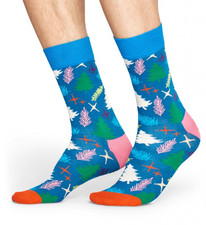 Happy Socks Tree Socken Unisex Blau | Schweiz 94617AQJO