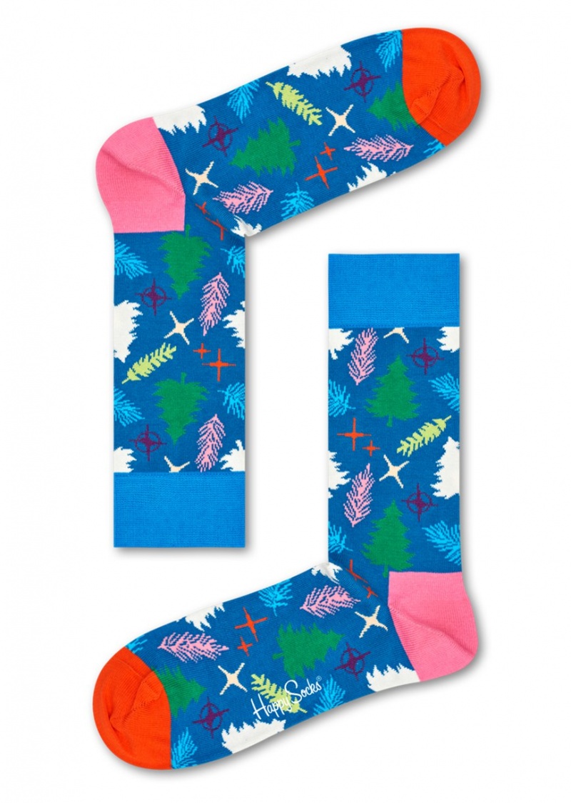 Happy Socks Tree Socken Unisex Blau | Schweiz 94617AQJO