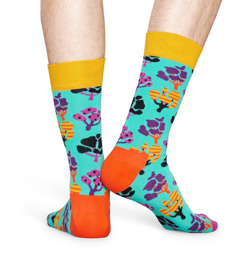 Happy Socks Tree Socken Unisex Grün | Schweiz 13756QNHC