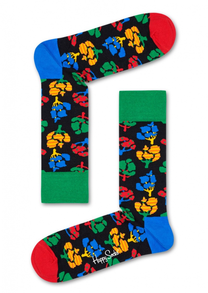 Happy Socks Tree Socken Unisex Schwarz | Schweiz 20841XMRZ