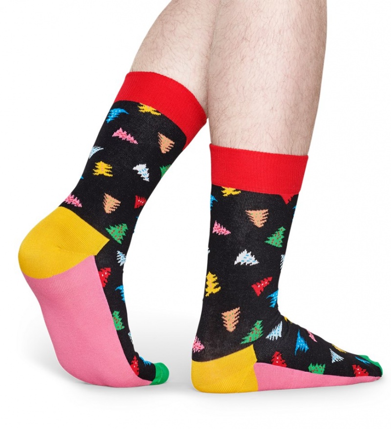 Happy Socks Trees And Trees Socken Unisex Schwarz | Schweiz 51789QPZW