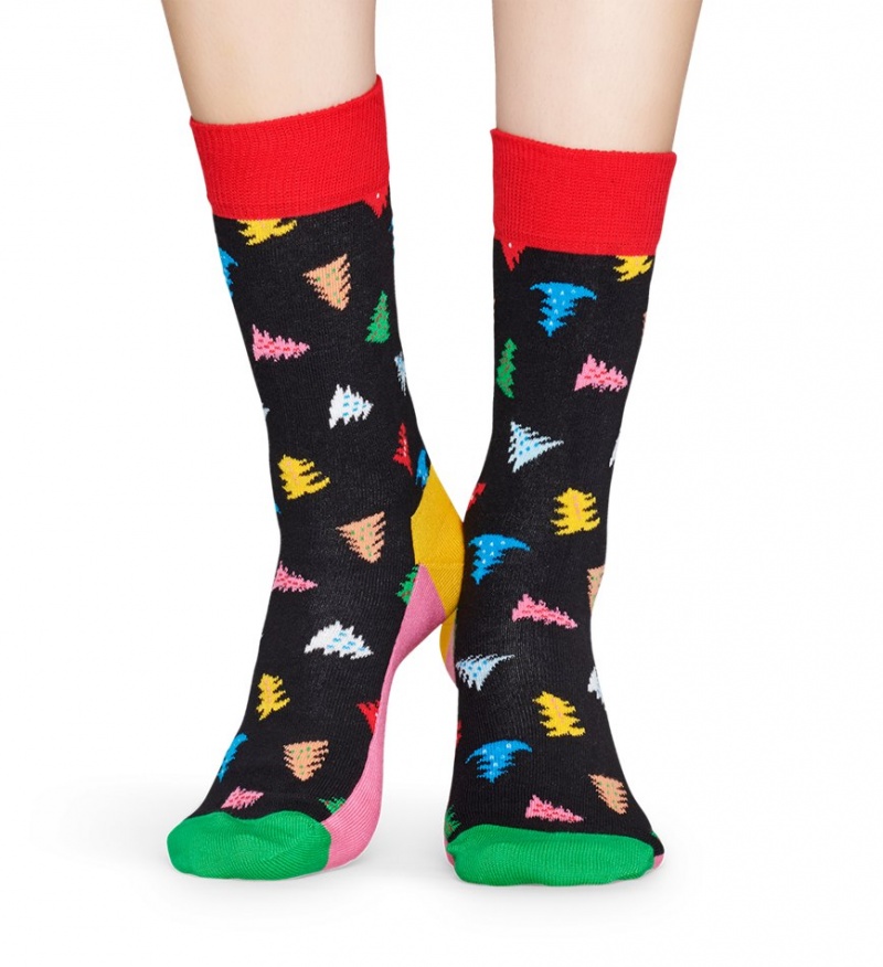 Happy Socks Trees And Trees Socken Unisex Schwarz | Schweiz 51789QPZW