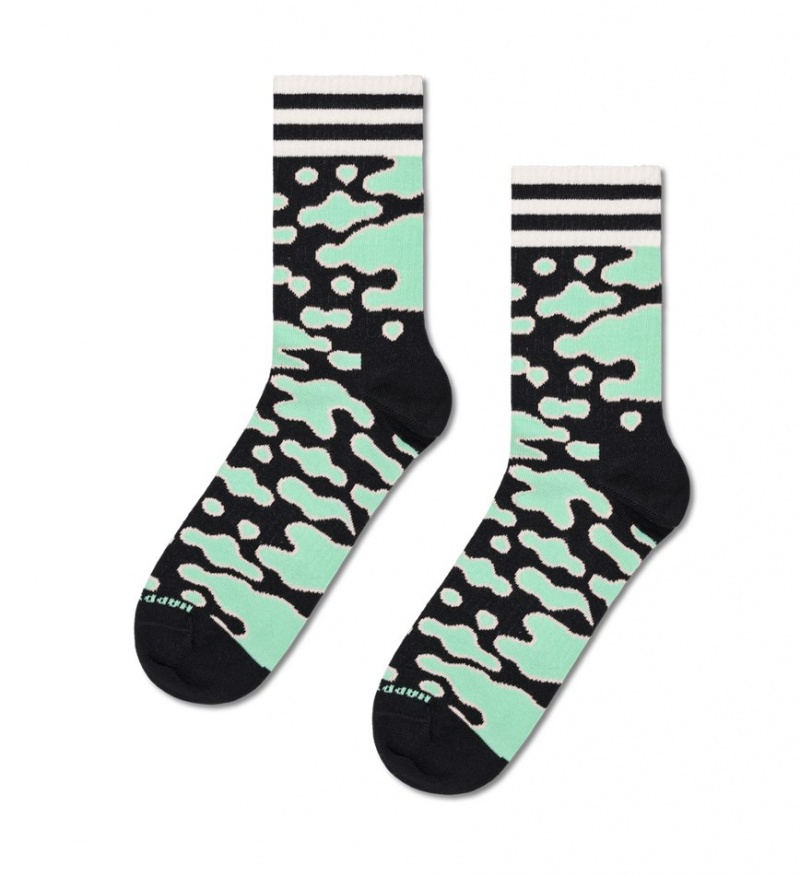 Happy Socks Trippy Bark 3/4 Crew Socken Unisex Mehrfarbig | Schweiz 15479VMGJ