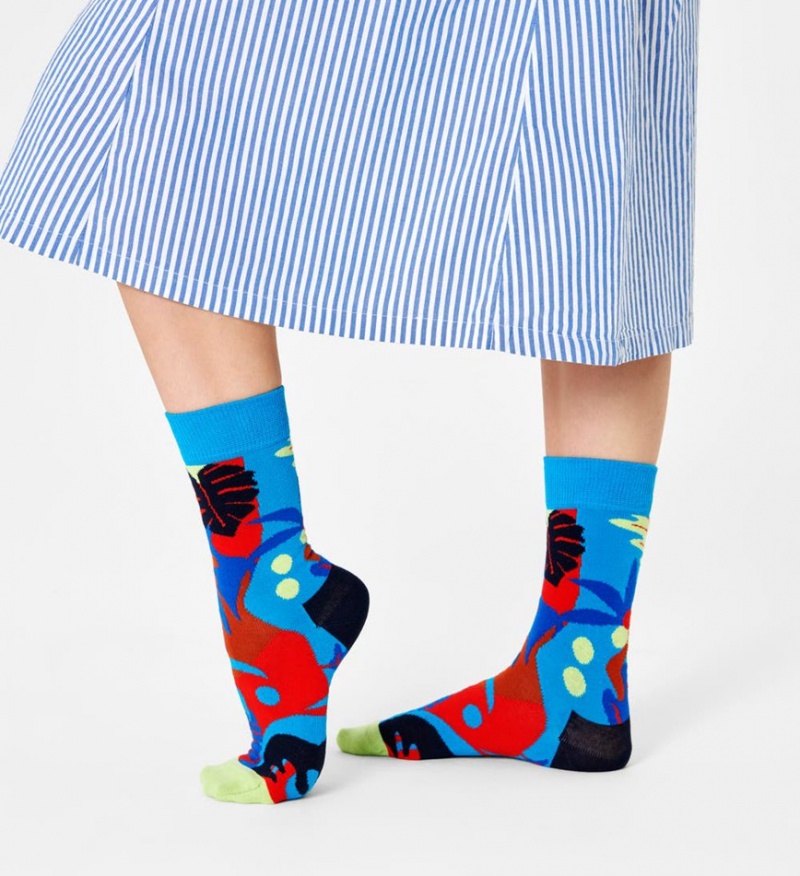 Happy Socks Tropical Garden Socken Unisex Hellblau | Schweiz 68215SWUX