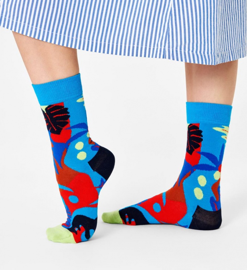 Happy Socks Tropical Garden Socken Unisex Hellblau | Schweiz 68215SWUX