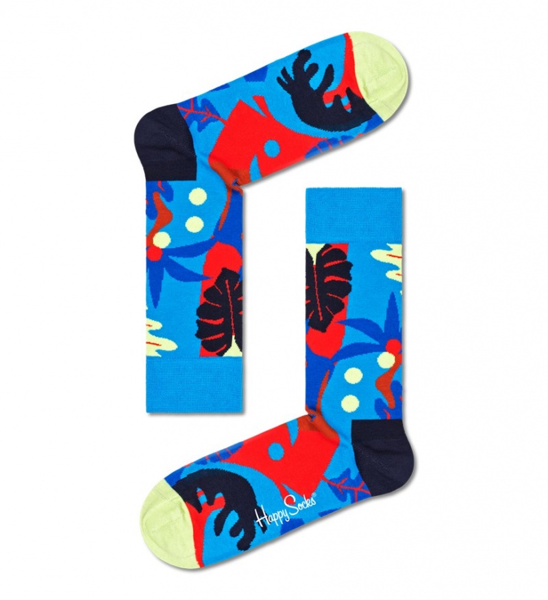 Happy Socks Tropical Garden Socken Unisex Hellblau | Schweiz 68215SWUX