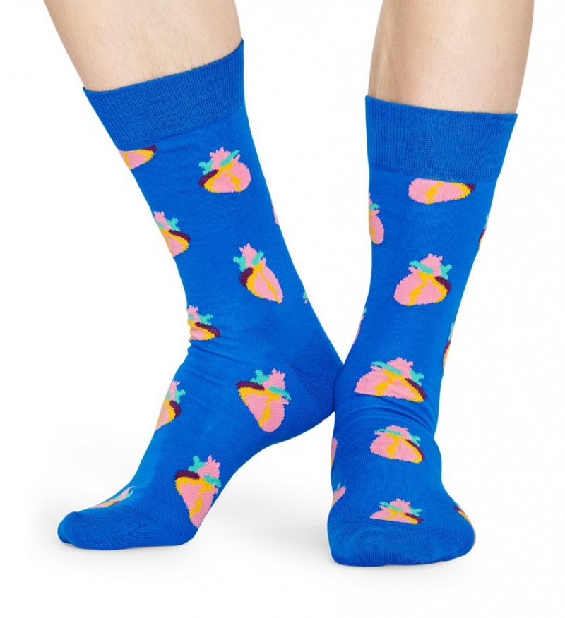 Happy Socks True Love Socken Unisex Blau | Schweiz 49285MWOR