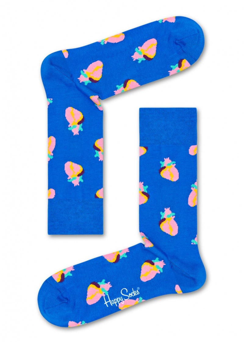 Happy Socks True Love Socken Unisex Blau | Schweiz 49285MWOR