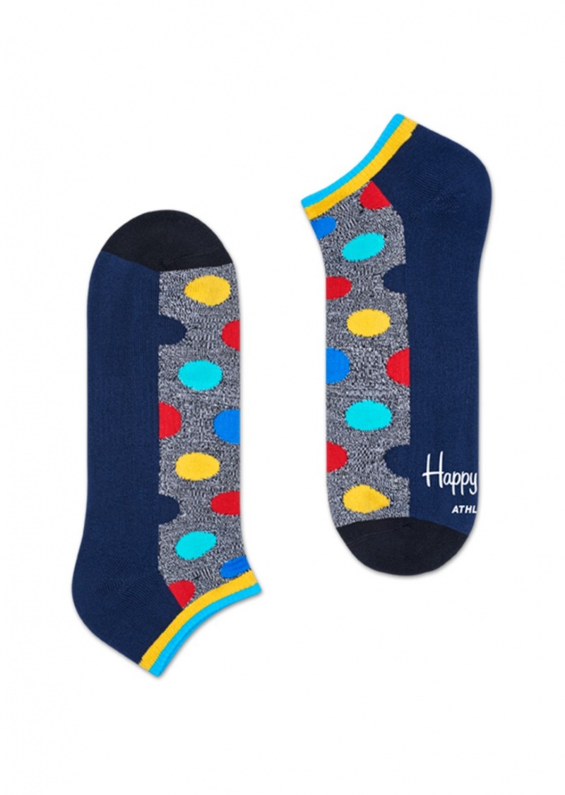 Happy Socks Turn Big Dot Low Socken Unisex Dunkelblau | Schweiz 86509POAI