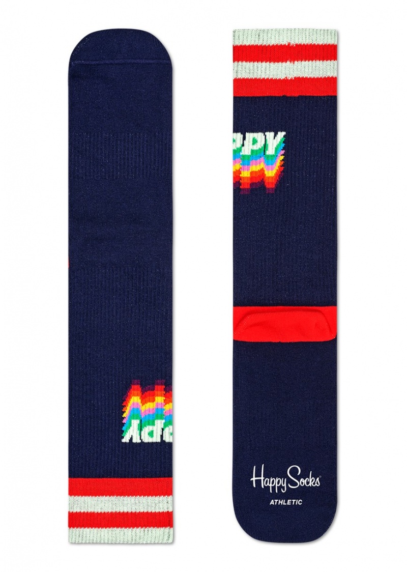 Happy Socks Turn Happy Crew Socken Unisex Schwarz | Schweiz 58364PTIN