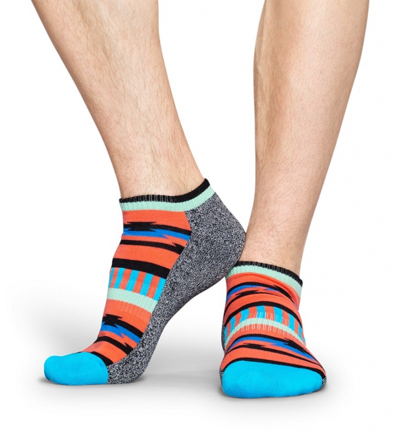 Happy Socks Turn Inca Stripe Low Socken Unisex Orange | Schweiz 46902WPXA