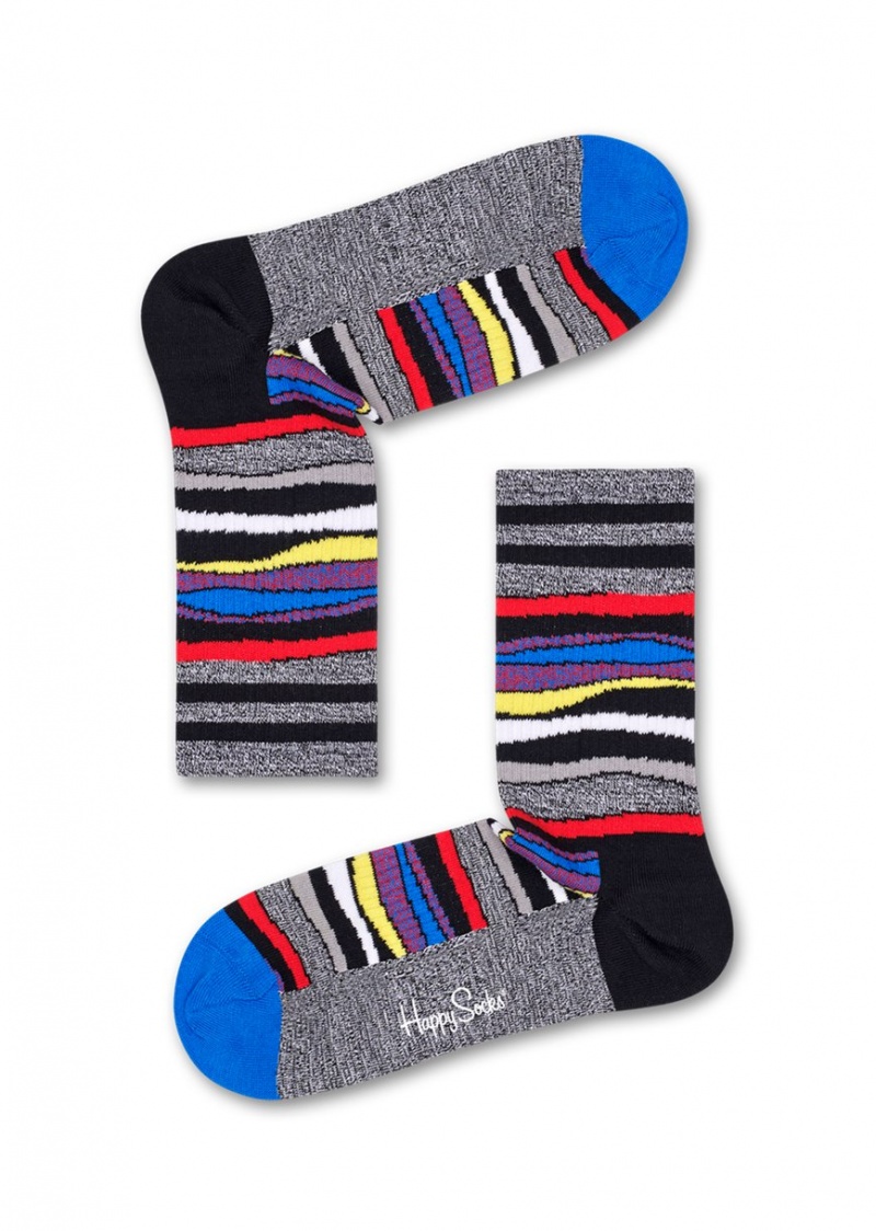 Happy Socks Turn Layers Mid High Socken Unisex Mehrfarbig | Schweiz 01597YBLH